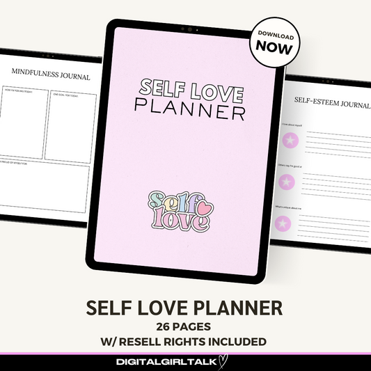 Self Love Planner l PLR [Resell Rights]